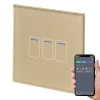 3 Gang Touch Light Switch with WiFi Control