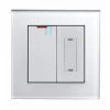 More information on the Crystal White Glass RetroTouch Crystal Switched Fused Spur