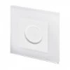 Smart Button Plate For Philips Hue Crystal White Glass Smart Button Plate