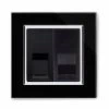 More information on the Crystal Black Glass with Chrome Trim RetroTouch Crystal Network | Phone Socket