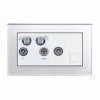 More information on the Crystal White Glass RetroTouch Crystal Media Plate with Fitted Modules