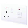 45A Cooker Switch with 13 A Socket