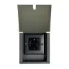 1 Gang - Single 13 Amp Unswitched Schuko Floor Socket : Black Trim