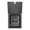 2 Gang Master Phone Socket (Single Floor Box): Black Trim