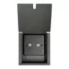 2 Gang Satellite Socket (Single Floor Box): Black Trim