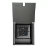 1 Gang - Single 13 Amp Unswitched Schuko Floor Socket : Black Trim