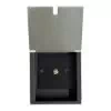 1 Gang Satellite Socket : Black Trim Recessed Floor Sockets Stainless Recessed Floor Satellite Socket