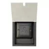 1 Gang - 5 Amp Unswitched Round Pin Plug Socket