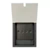 2 Gang TV Socket (Single Floor Box) Recessed Floor Sockets White Recessed Floor TV | Aerial Socket