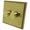Regency Premier Plus Polished Brass (Cast) Push Light Switch - 1