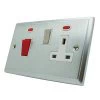 More information on the Regent Satin Chrome Regent Cooker Control (45 Amp Double Pole Switch and 13 Amp Socket)