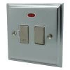 With Neon - Fused outlet with on | off switch and indicator light : White Trim