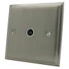 Single Non Isolated TV | Coaxial Socket : White Trim