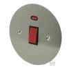 Disc Satin Stainless Cooker (45 Amp Double Pole) Switch - 1