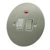 Disc Satin Stainless Switched Fused Spur - 2
