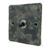 1 Gang Intermediate Dolly Switch - Black Switches Flat Vintage Rustic Pewter Intermediate Toggle (Dolly) Switch
