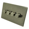 Screwless Aged Old Nickel LED Dimmer - 1