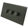 Screwless Square Old Bronze LED Dimmer - 1