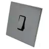 1 Gang 10 Amp 2 Way Light Switch : Black Trim