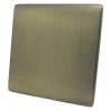 More information on the Screwless Supreme Antique Brass Screwless Supreme Blank Plate