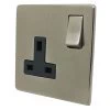 More information on the Screwless Supreme Antique Pewter Screwless Supreme Switched Plug Socket