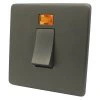 45 Amp Double Pole Switch - Single Plate Screwless Supreme Light Bronze Cooker (45 Amp Double Pole) Switch