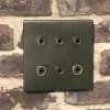 Screwless Supreme Old Bronze Toggle (Dolly) Switch - 2