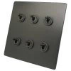 6 Gang 20 Amp 2 Way Toggle (Dolly) Light Switches