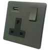 More information on the Screwless Supreme Old Bronze Screwless Supreme Plug Socket with USB Charging