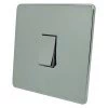1 Gang Retractive Switch Screwless Supreme Polished Chrome Retractive Switch