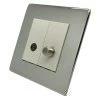 More information on the Screwless Supreme Polished Chrome Screwless Supreme TV and SKY Socket