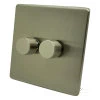 More information on the Screwless Supreme Satin Nickel Screwless Supreme LED Dimmer and Push Light Switch Combination