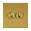 2 Gang 2 Way Toggle Light Switches