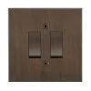 2 Gang 10 Amp 2 Way Light Switch