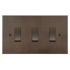 3 Gang 10 Amp 2 Way Light Switch