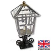Shipston - with clear glass Shipston Outdoor Leaded Pedestal | Post Light