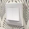 Simplicity White Light Switch - 2