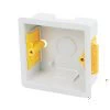 Single Cavity Wall Box : 35mm Deep - For mounting into dryline or plasterboard cavity walls  Flush Mount Wall Box
