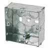 Single Flush Wall Box : 35mm Deep  Flush Mount Wall Box