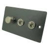 Flat Dark Pewter Create Your Own Switch Combinations - 3