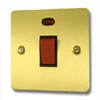 More information on the Flat Satin Brass Flat Cooker (45 Amp Double Pole) Switch