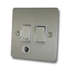 Flat Satin Stainless Switched Fused Spur - 2