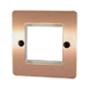 Flat Classic Brushed Copper Modular Plate - 1