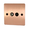 More information on the Flat Classic Brushed Copper Flat Classic TV and SKY Socket