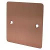 More information on the Flat Classic Brushed Copper Flat Classic Blank Plate