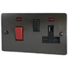 More information on the Flat Classic Old Bronze Flat Classic Cooker Control (45 Amp Double Pole Switch and 13 Amp Socket)