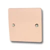 Single Blanking Plate Flat Classic Polished Copper Blank Plate
