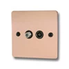 More information on the Flat Classic Polished Copper Flat Classic TV and SKY Socket