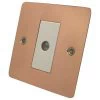 Flat Classic Polished Copper Time Lag Staircase Switch - 1