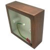 Burnished Copper - Single Metal Clad Surface Mount Wall Box with PVC inner pattress - 35mm Depth